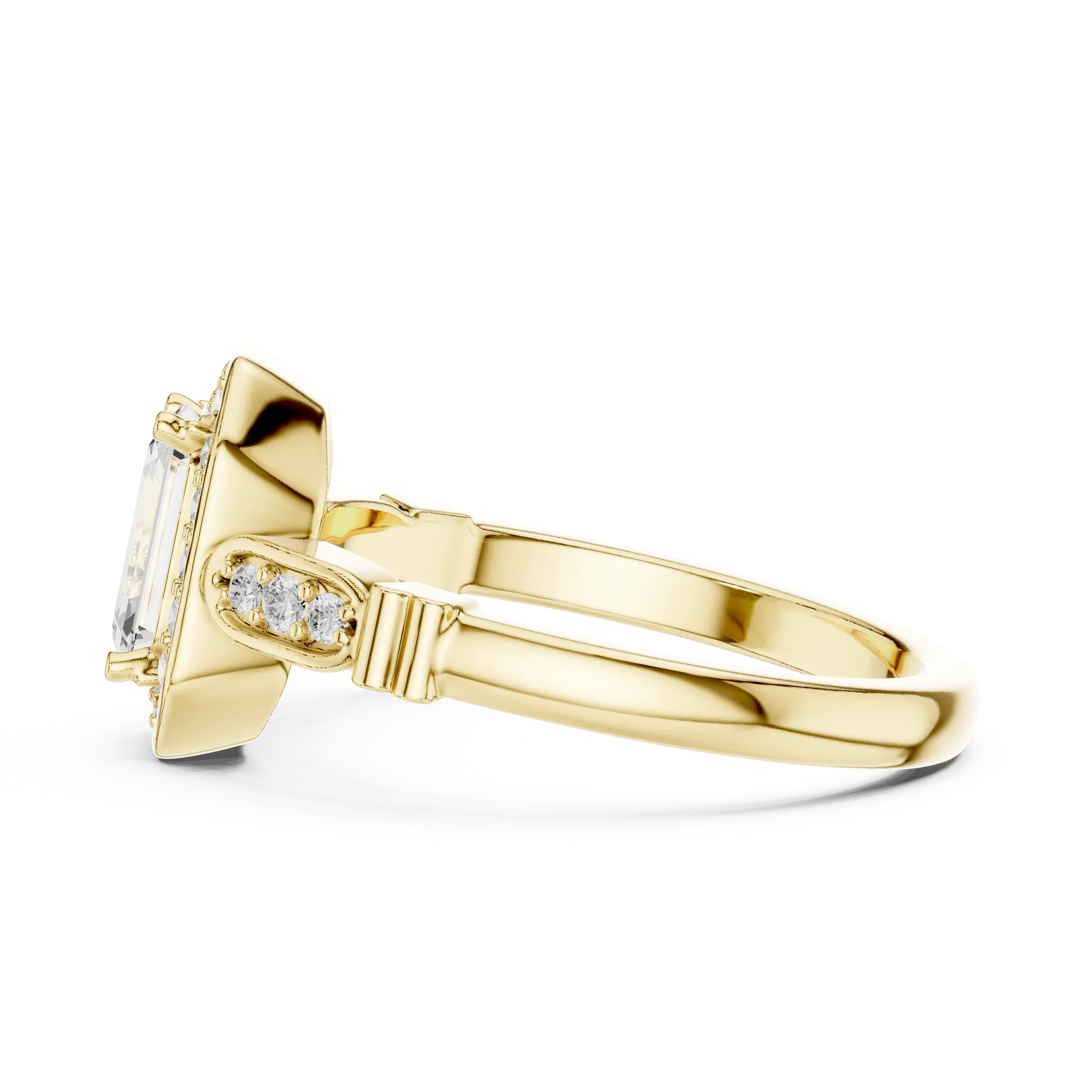 Round VVS Diamond  Anniversary Gift for Her