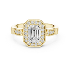 Round VVS Diamond  Anniversary Gift for Her