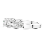 F Color Round Moissanite High-Setting Solitaire Anniversary Gift