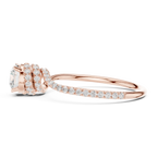 Round VVS Diamond Solitaire Engagement Ring E Color Lab Grown