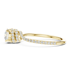Round VVS Diamond Solitaire Engagement Ring E Color Lab Grown