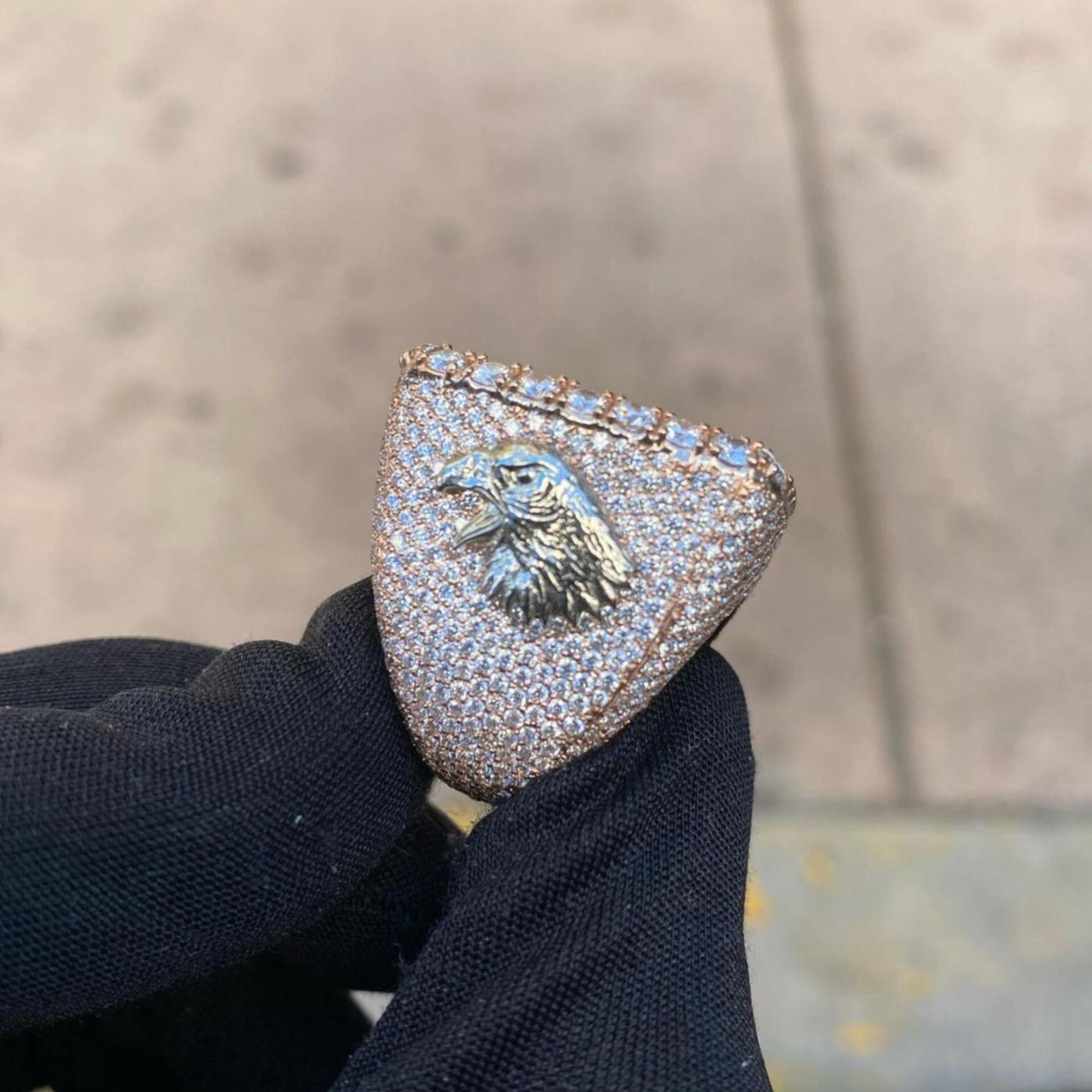 Men’s Diamond Ring 14k Solid Gold