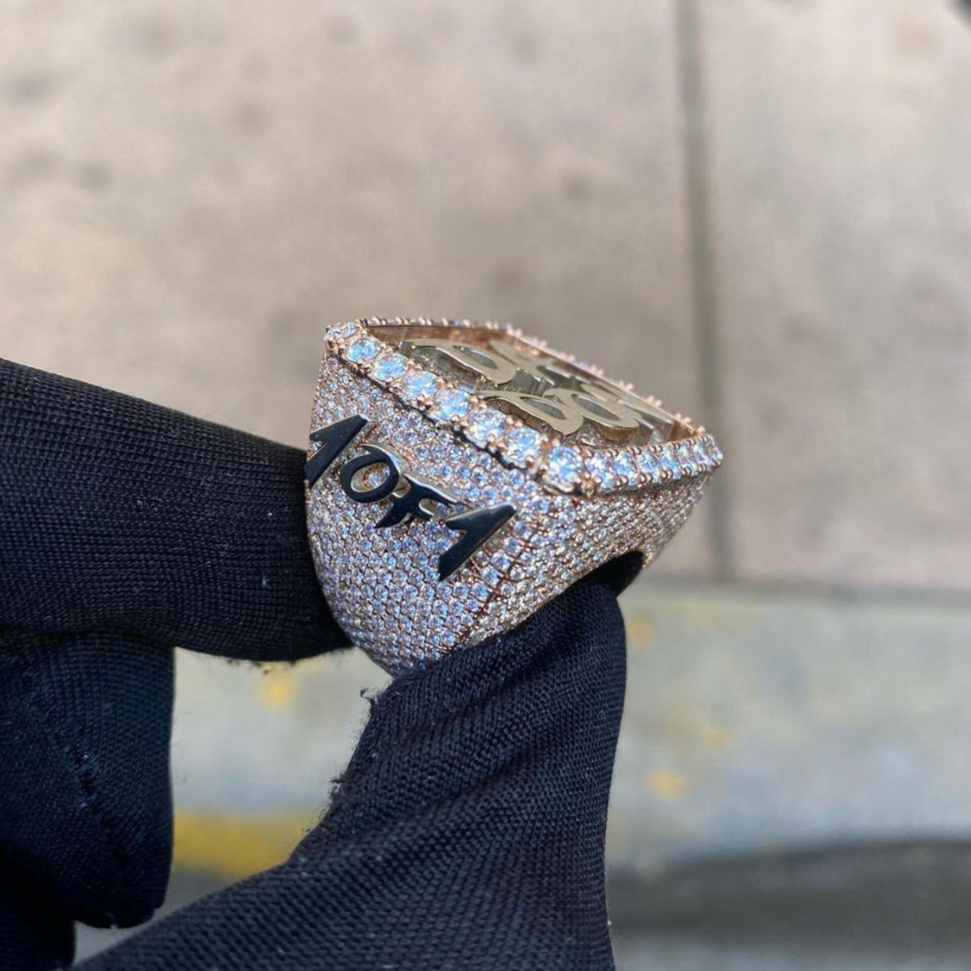Men’s Diamond Ring 14k Solid Gold