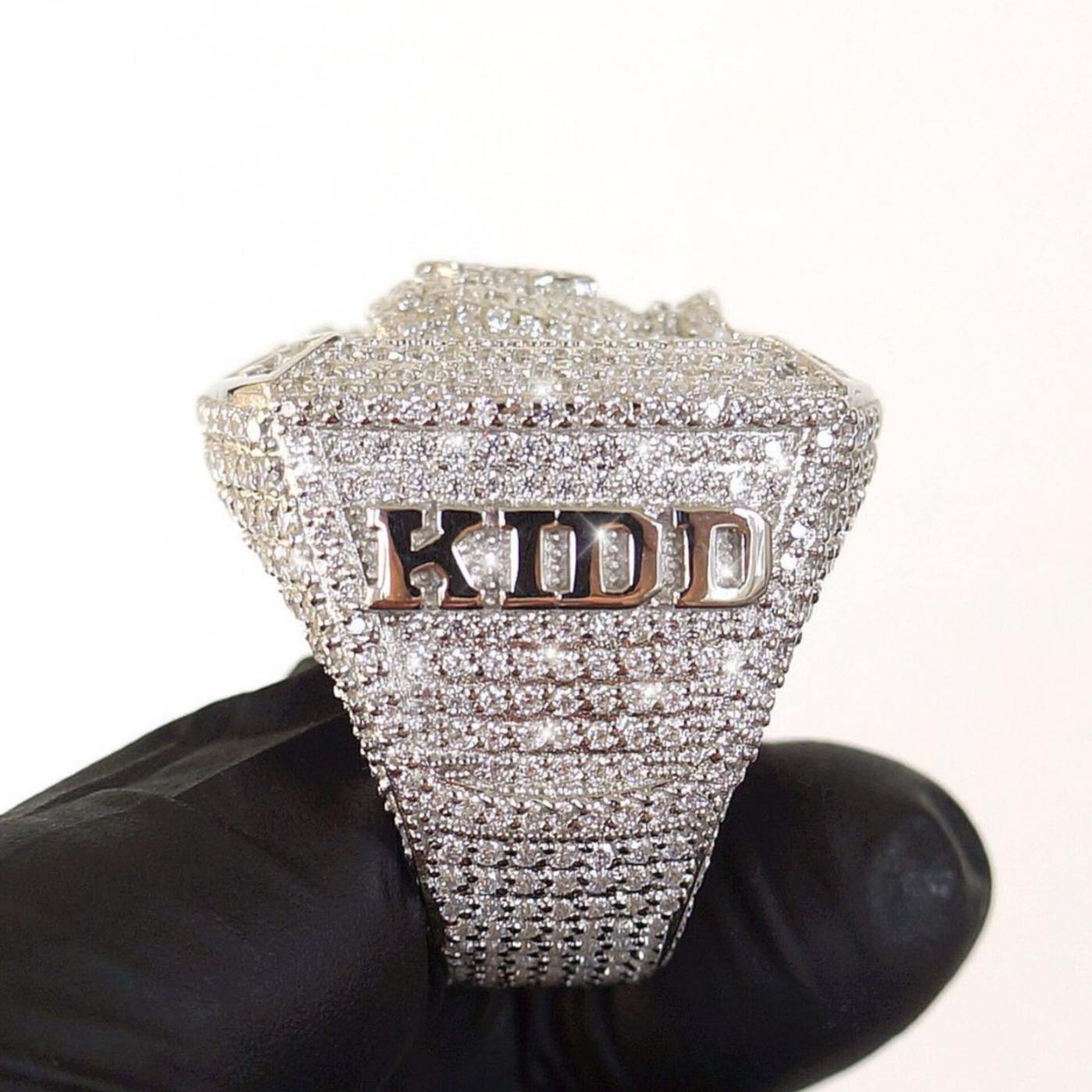 Custom Diamond Ring 14k Solid Gold