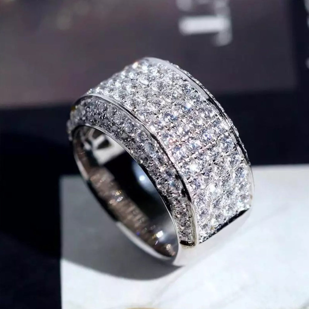 Custom  Diamond Ring 14k Solid Gold