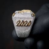 Men's Iced out Diamond Championship Ring