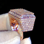 Baguette Diamond Ring 14k Solid Gold