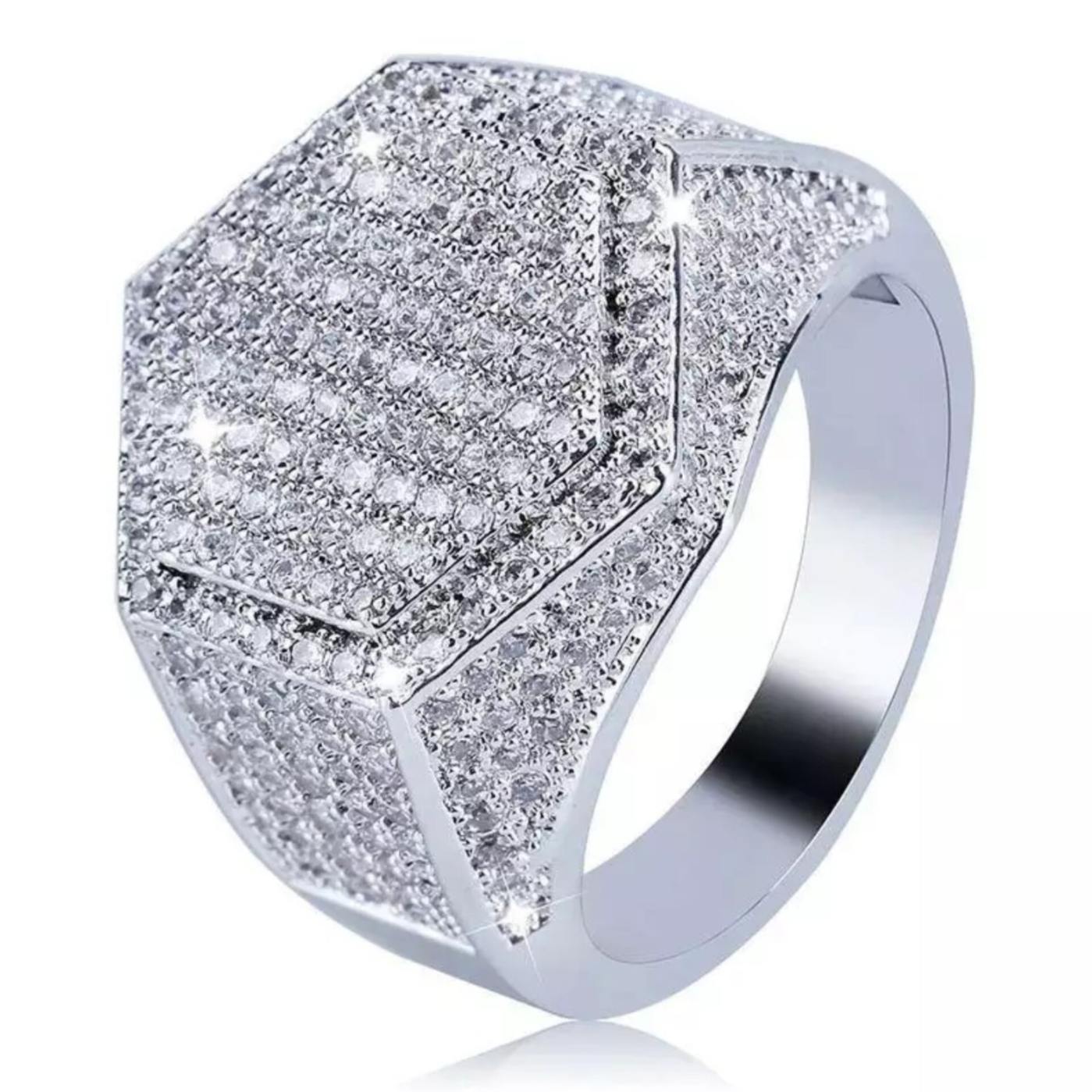Anniversary Diamond Ring 10k Solid Gold