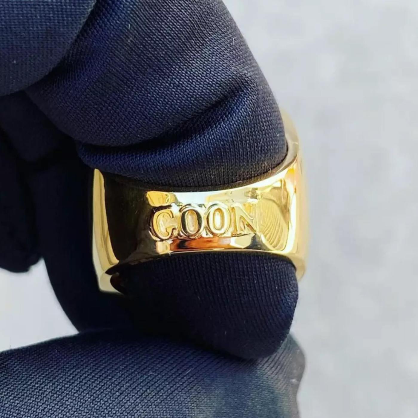 Custom Letter Diamond Ring 14k Solid Gold