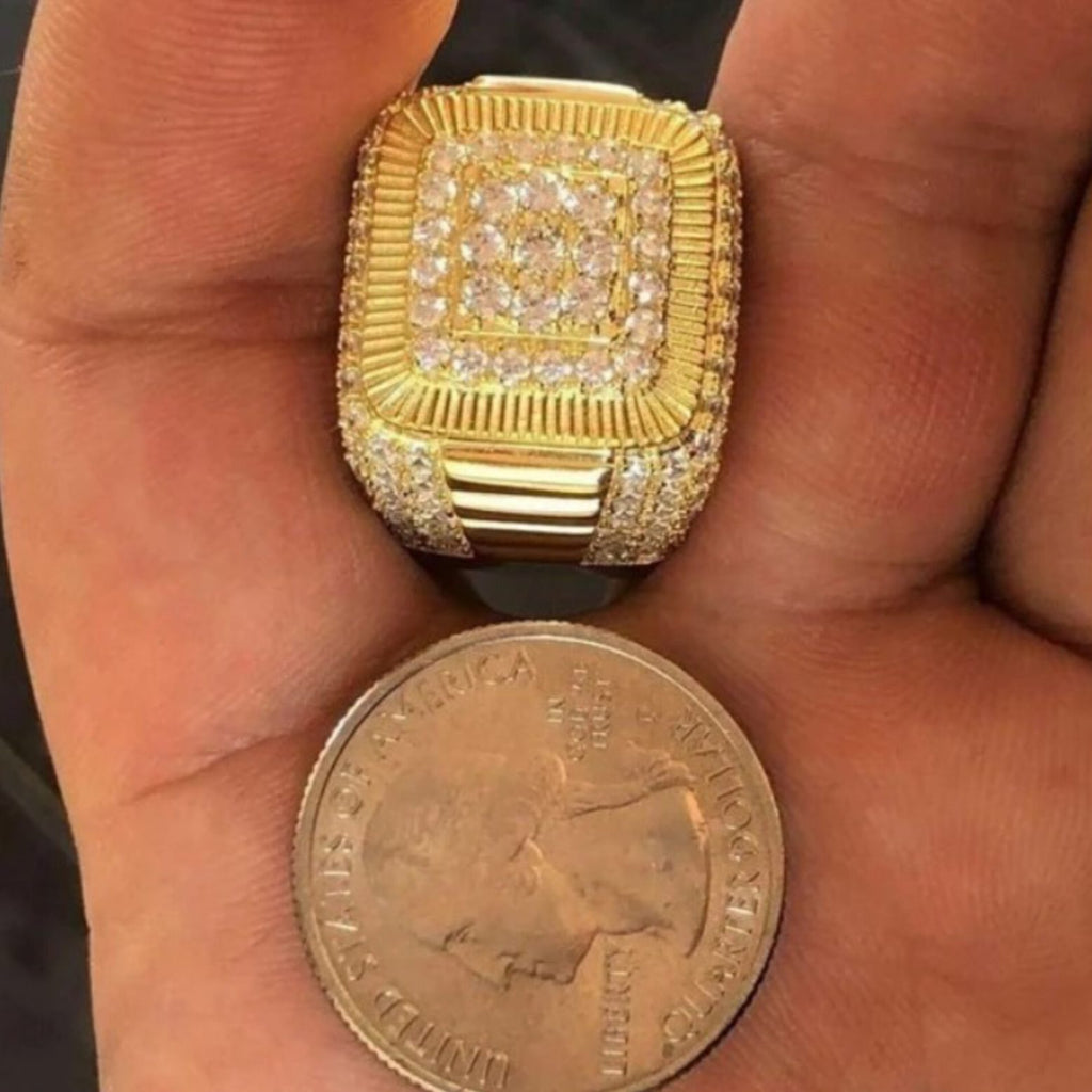 Custom 14k solid gold Diamond Ring