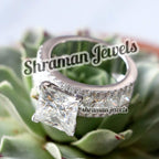 Women’s Princess Diamond Ring 14k Solid Gold