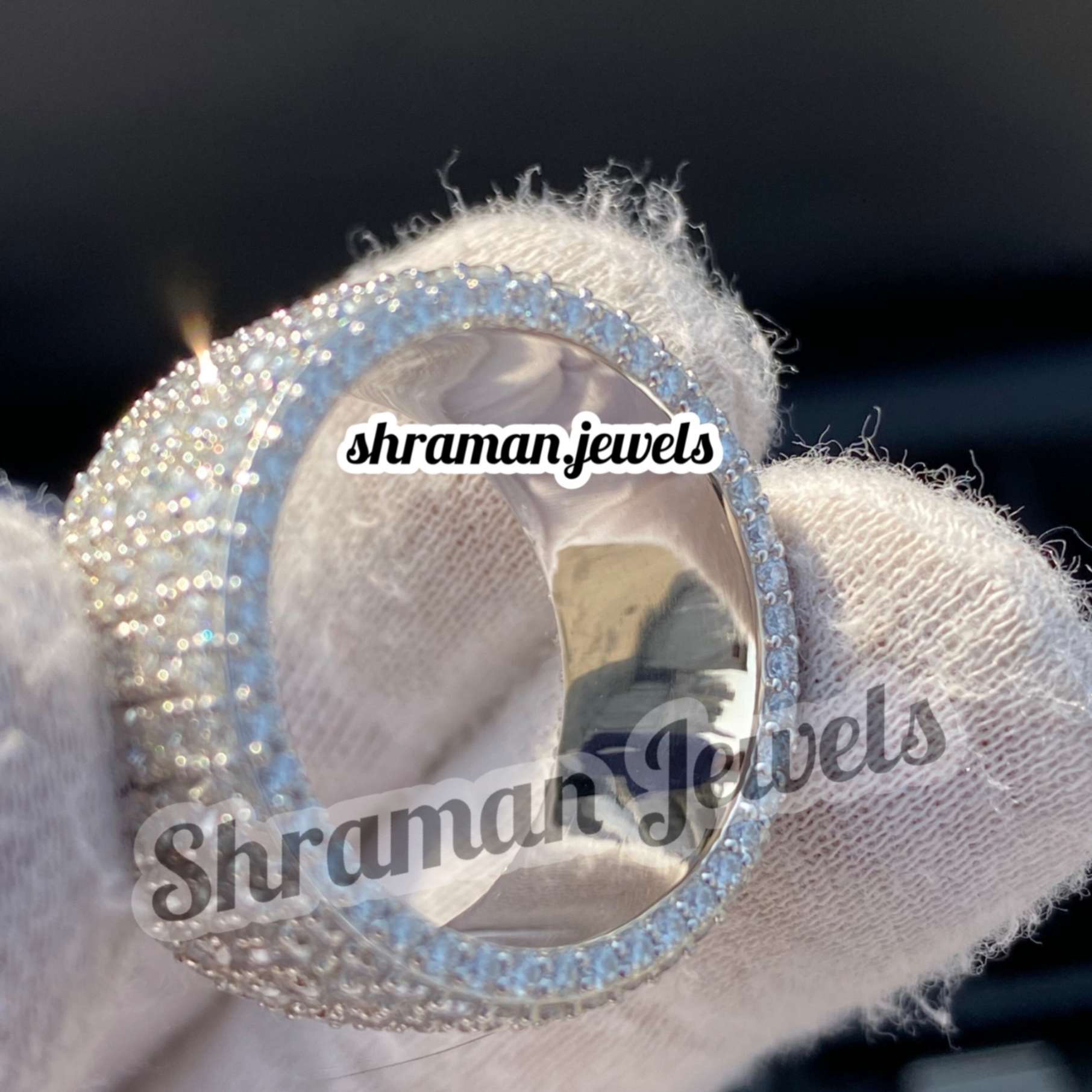 Unisex Engagement Diamond Ring 14k Solid Gold