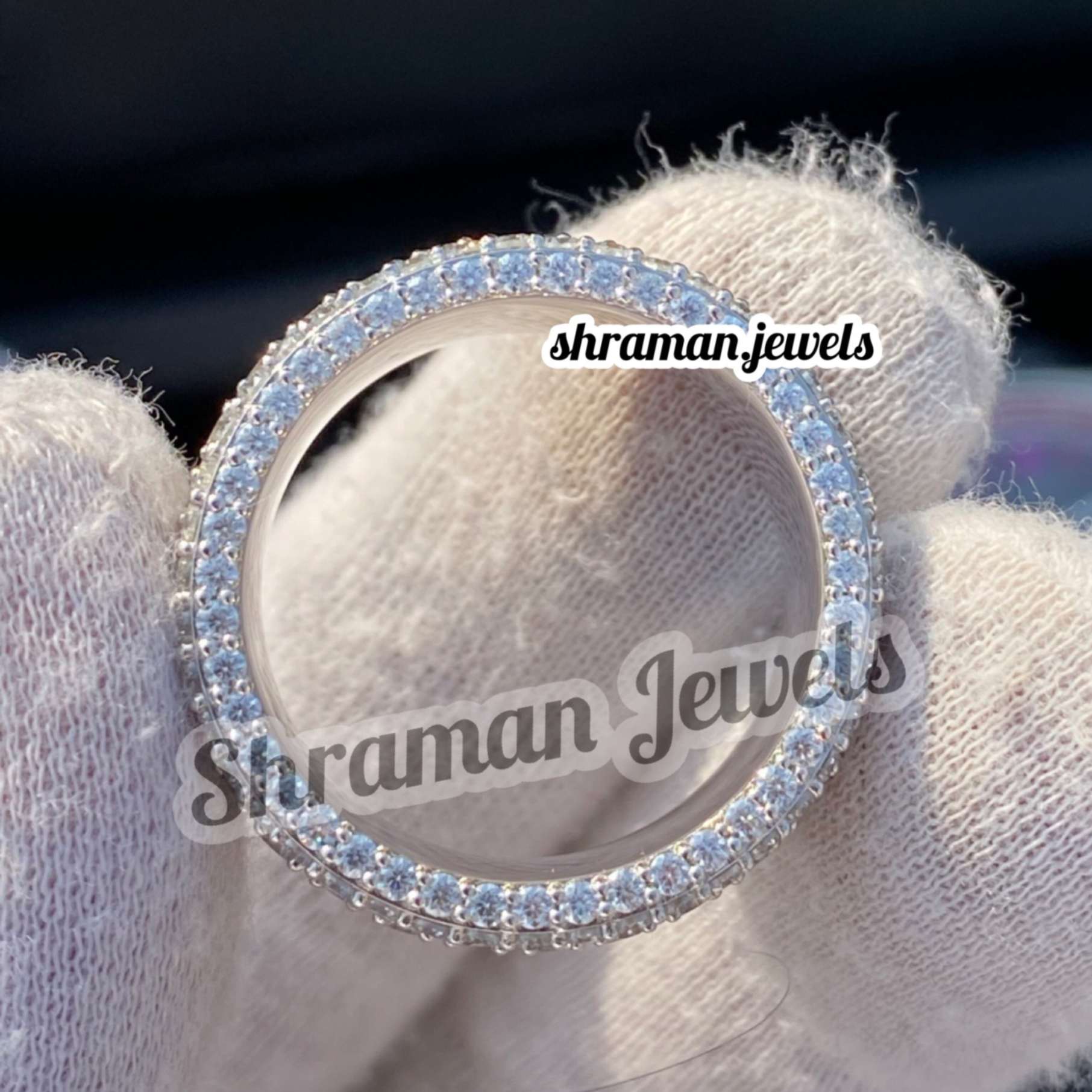 Unisex Engagement Diamond Ring 14k Solid Gold