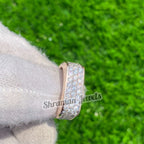14k solid Gold  Wedding Diamond Ring Men’s – 1.51 CTW