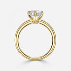 Round Brilliant 6 Claw Engagement Ring