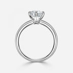 Round Brilliant 6 Claw Engagement Ring