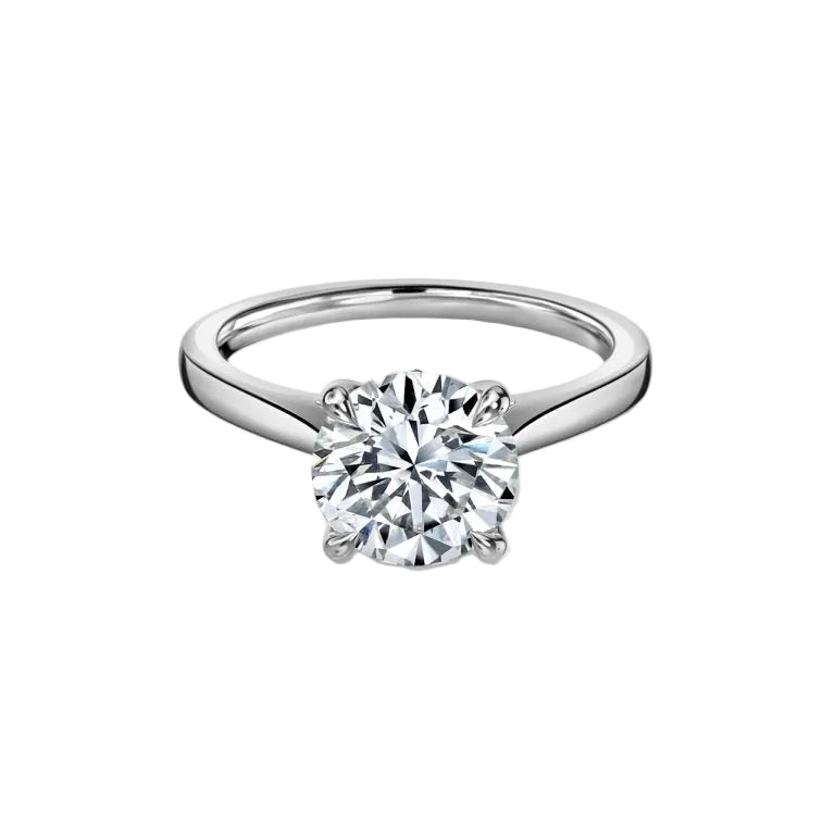 Round Cut Diamond Engagement Ring