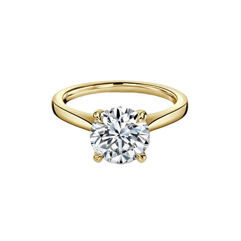 Round Cut Diamond Engagement Ring