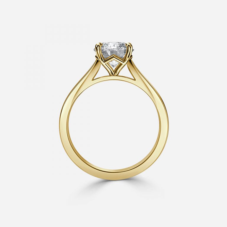 Round Cut Diamond Engagement Ring