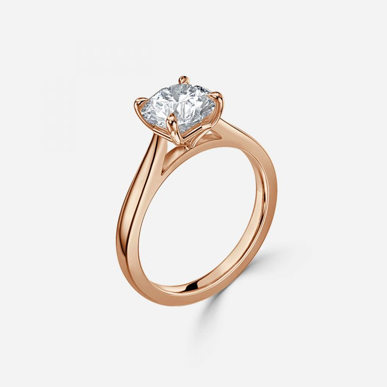 Round Cut Diamond Engagement Ring