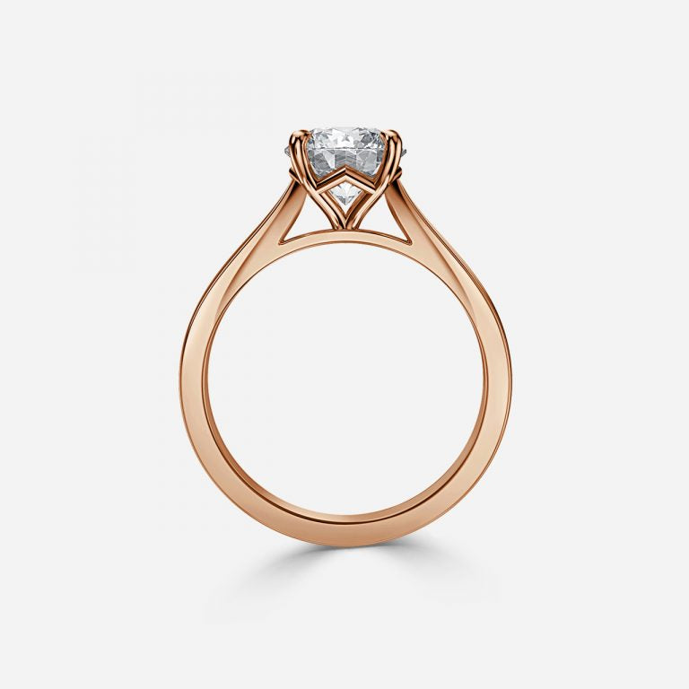 Round Cut Diamond Engagement Ring