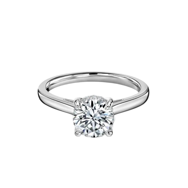 Round Cut Engagement Ring