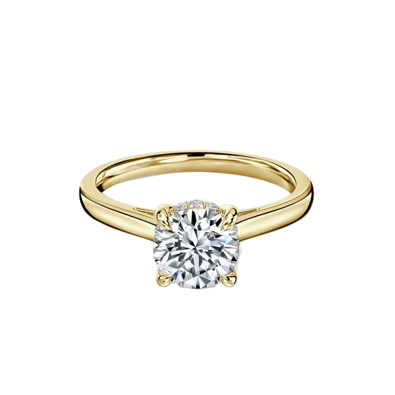 Round Cut Engagement Ring