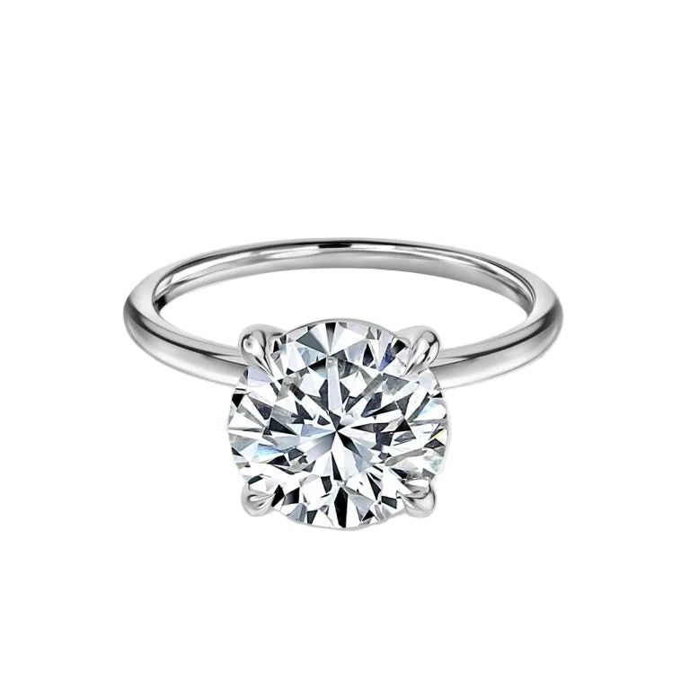 Round Cut Solitaire Engagement Ring