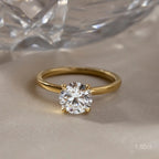 Round Cut Solitaire Engagement Ring