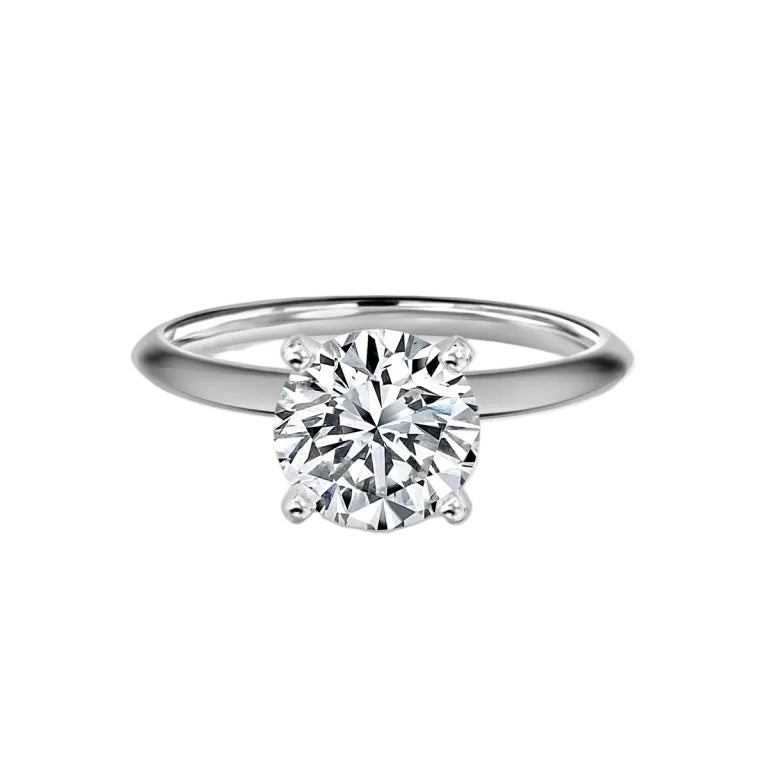 Round Cut Solitaire Engagement Ring