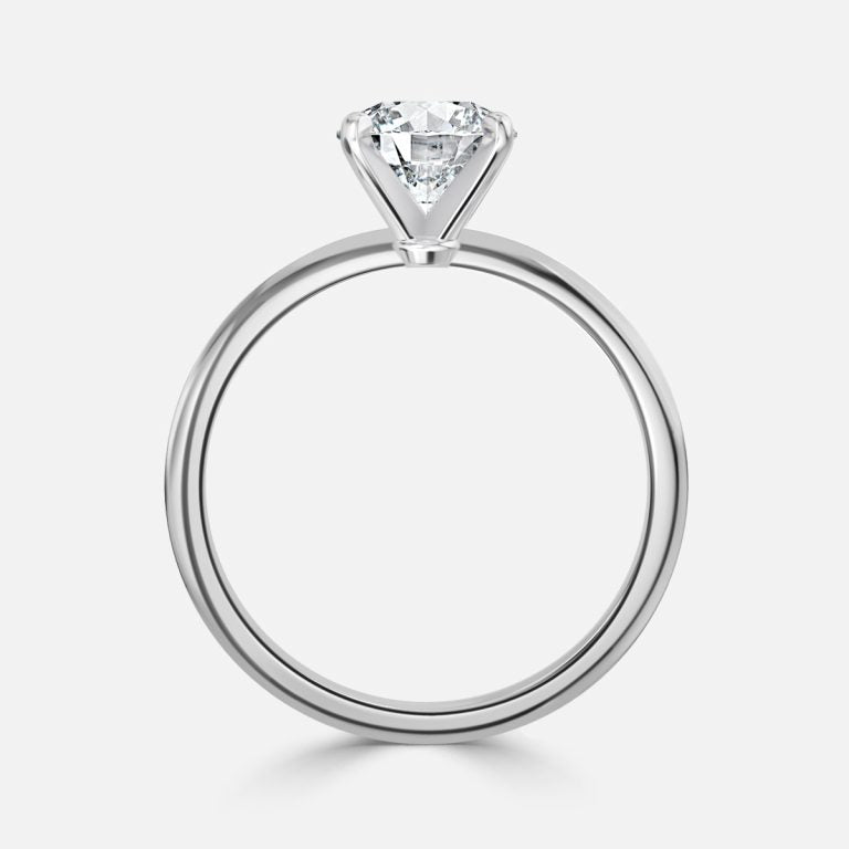 Round Cut Solitaire Engagement Ring