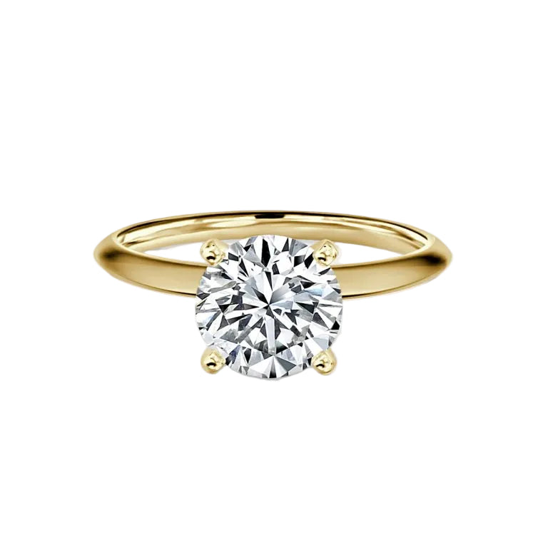 Round Cut Solitaire Engagement Ring