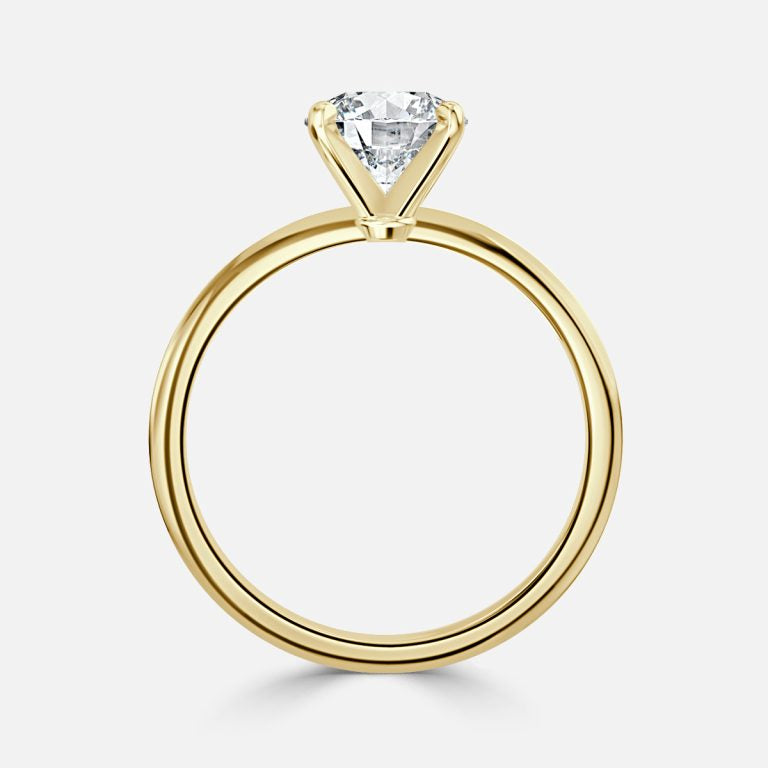 Round Cut Solitaire Engagement Ring
