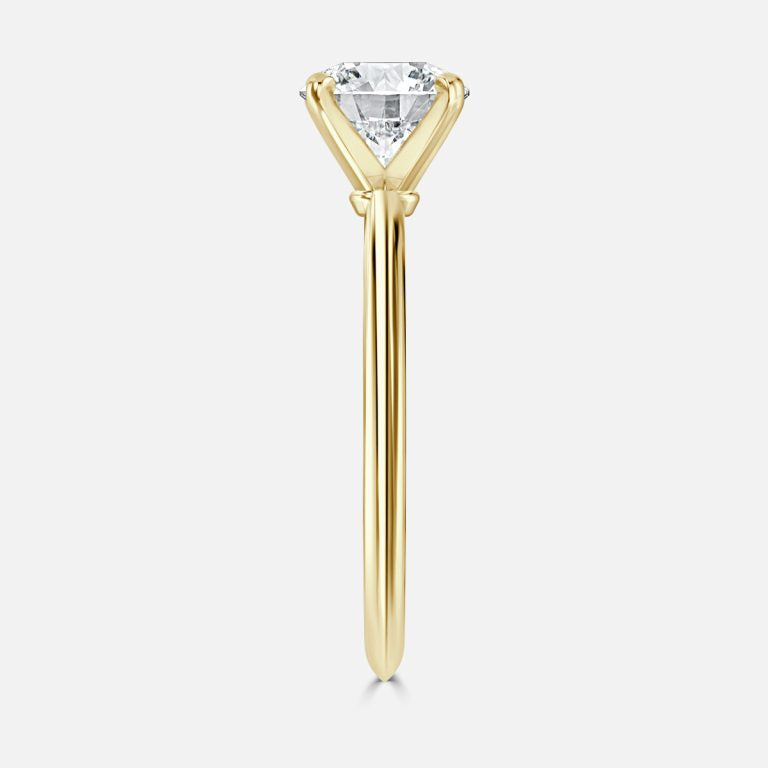 Round Cut Solitaire Engagement Ring