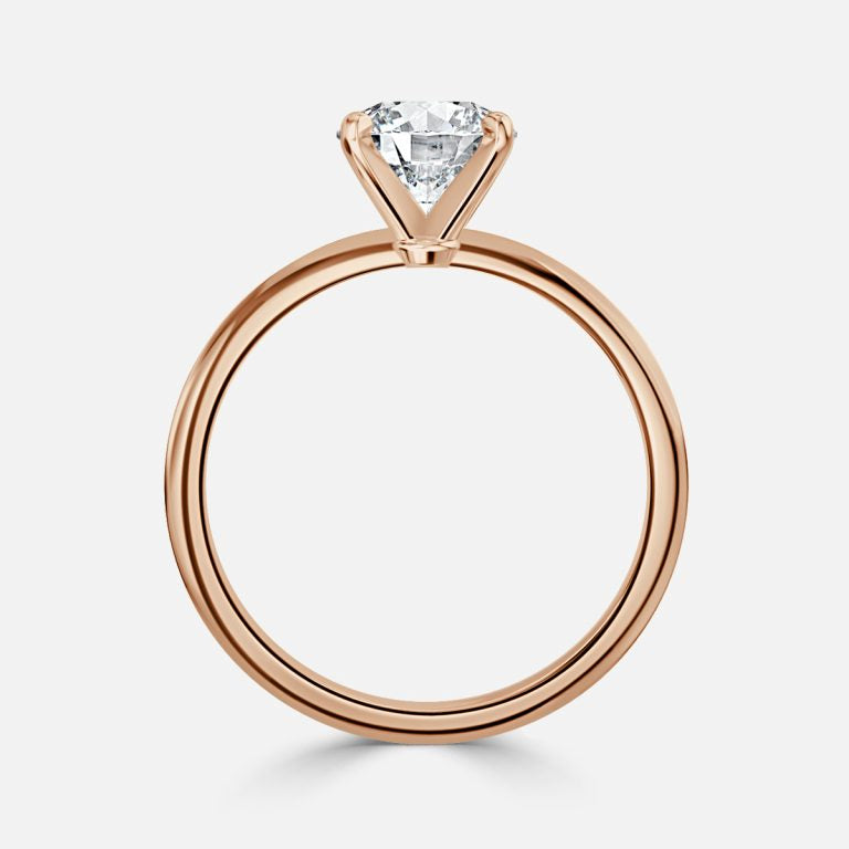 Round Cut Solitaire Engagement Ring