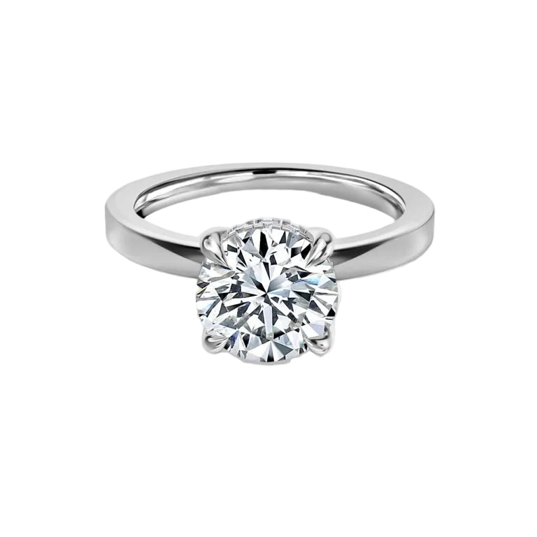 Round Cut Engagement Ring