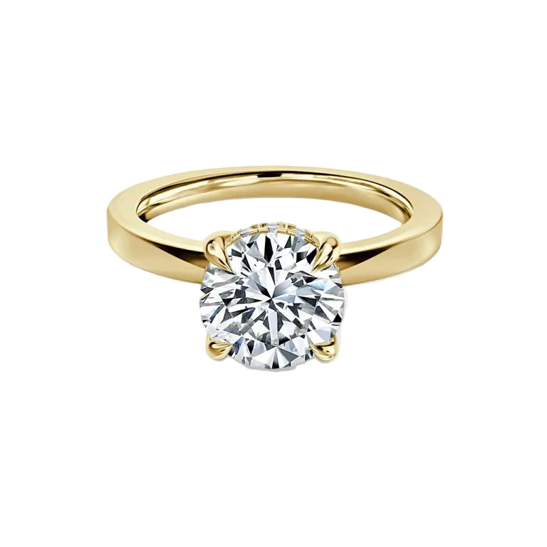 Round Cut Engagement Ring