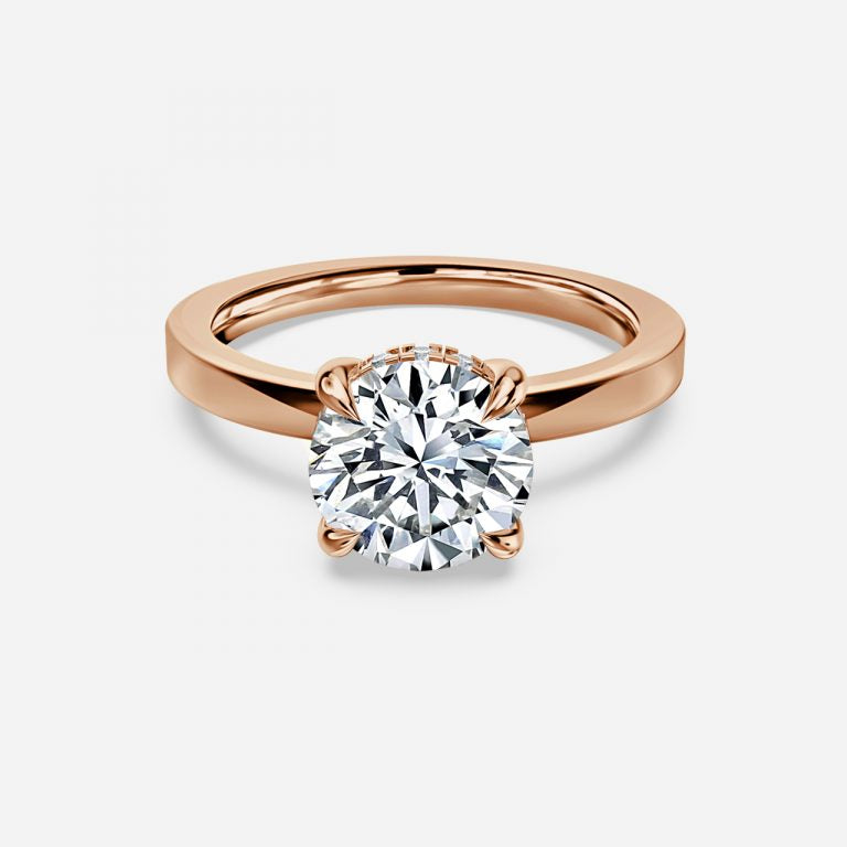 Round Cut Engagement Ring
