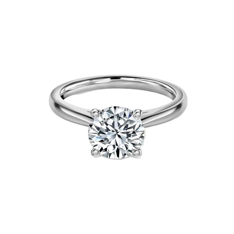 Round Cut Diamond Solitaire Ring
