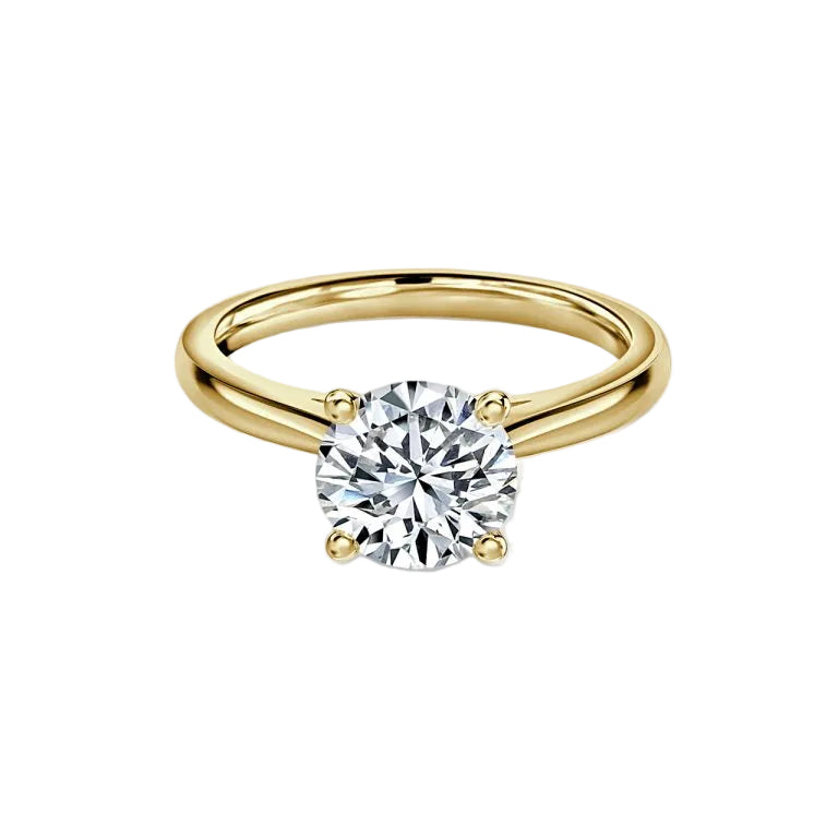 Round Cut Diamond Solitaire Ring