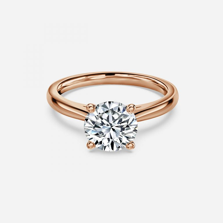 Round Cut Diamond Solitaire Ring