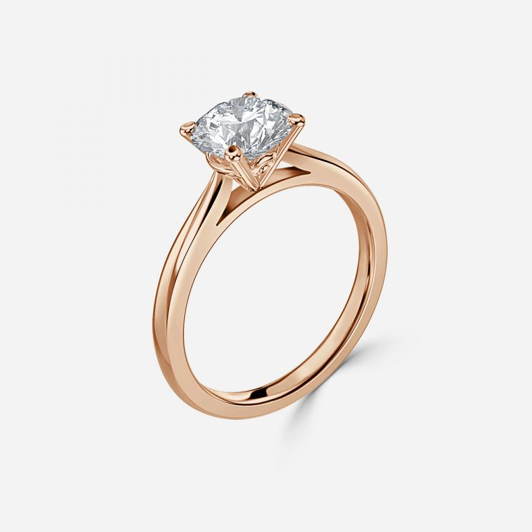 Round Cut Diamond Solitaire Ring