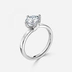 Round Cut Diamond Solitaire Engagement Ring