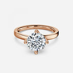 Round Cut Diamond Solitaire Engagement Ring