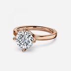 Round Cut Diamond Solitaire Engagement Ring
