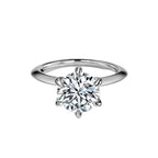 Round Cut Solitaire Engagement Ring
