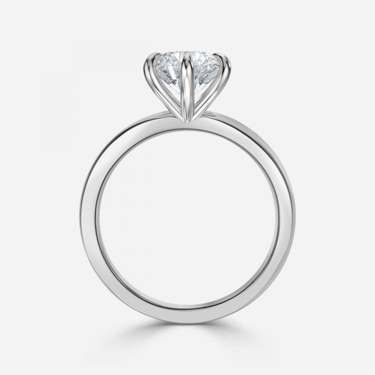 Round Cut Solitaire Engagement Ring