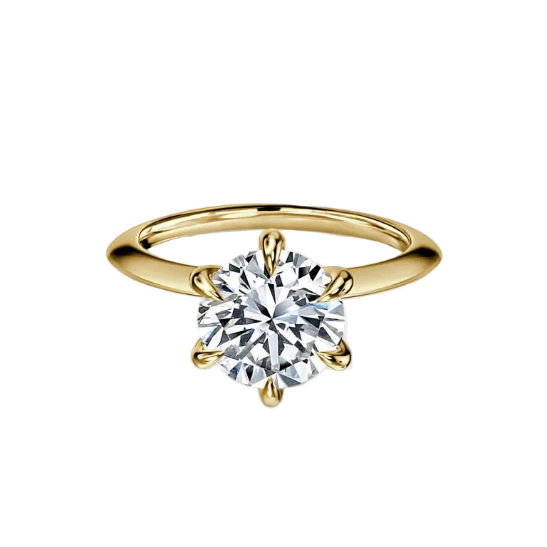 Round Cut Solitaire Engagement Ring