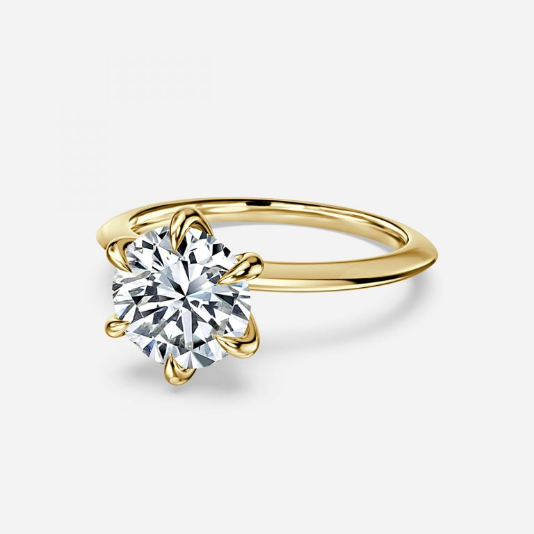 Round Cut Solitaire Engagement Ring