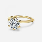 Round Cut Solitaire Engagement Ring